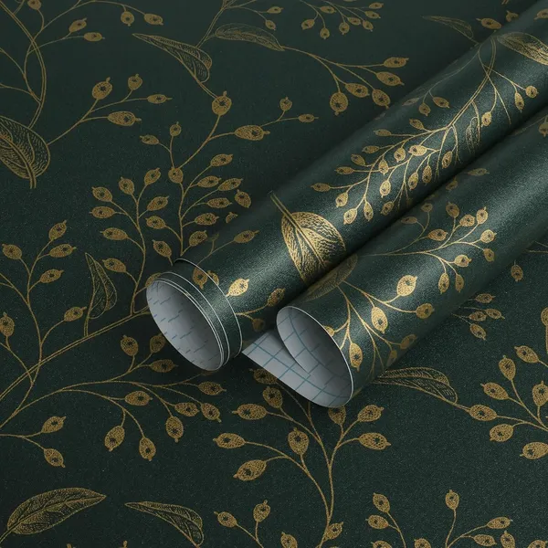 Dark_Green_Botanical_Pattern_Wallpaper