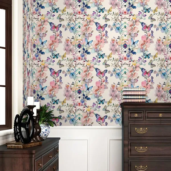 Floral_Butterfly_Removable_Wallpaper_Roll