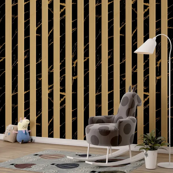 Black_And_Gold_Marble_Stripe_Wallpaper