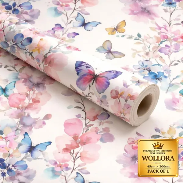 Waterproof_Floral_Butterfly_Print_Wallpaper_Roll