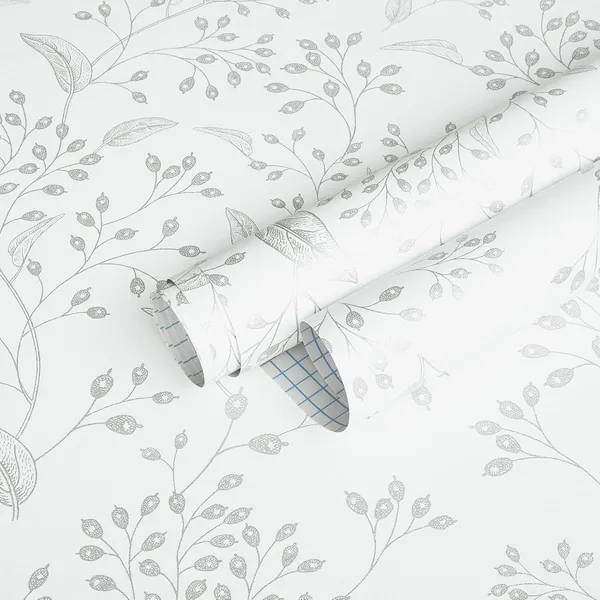Self_Adhesive_Floral_Pattern_Waterproof_Wallpaper