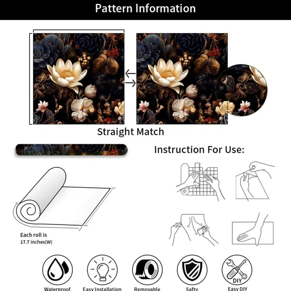Dark_Floral_Peel_And_Stick_Wallpaper