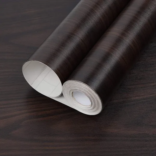 Dark_Brown_Wood_Grain_Decorative_Wallpaper_Roll