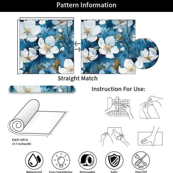Botanical_Floral_Print_Wall_Mural_Wallpaper_Roll