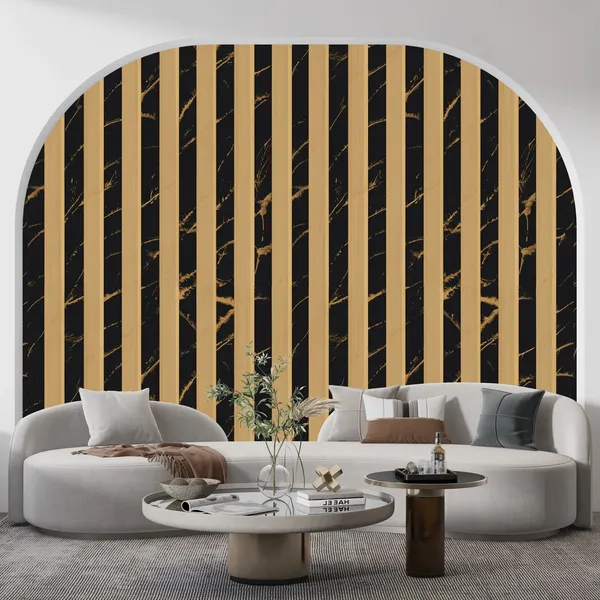 Black_And_Gold_Marble_Stripe_Wallpaper