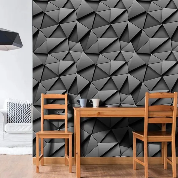 Black_Geometric_3D_Peel_And_Stick_Wallpaper_Roll