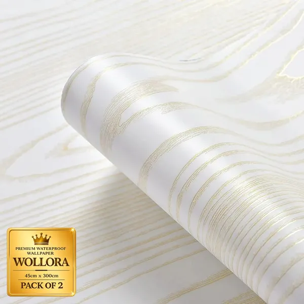 White_Gold_Wood_Grain_Pattern_Wallpaper_Roll