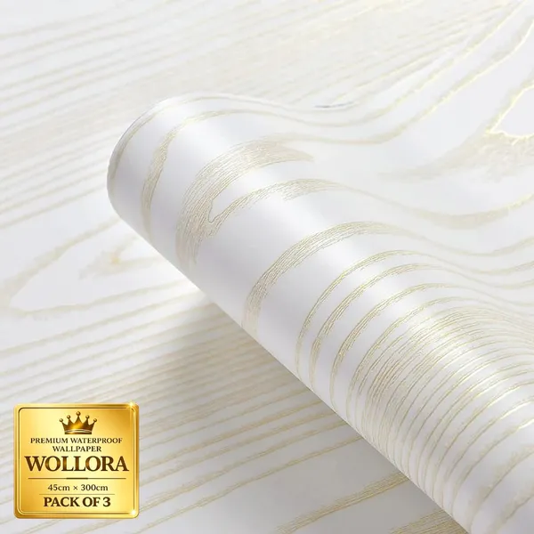 White_Gold_Wood_Grain_Pattern_Wallpaper_Roll
