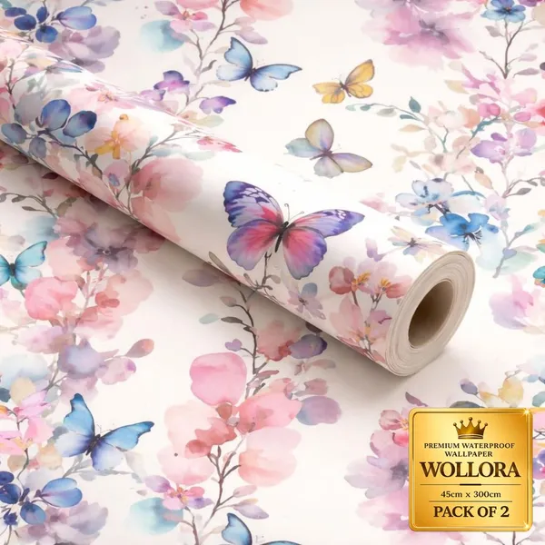 Waterproof_Floral_Butterfly_Print_Wallpaper_Roll