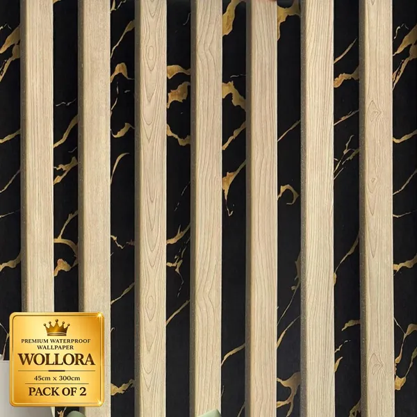 Waterproof_Wood_Slat_Marble_Print_Wallpaper