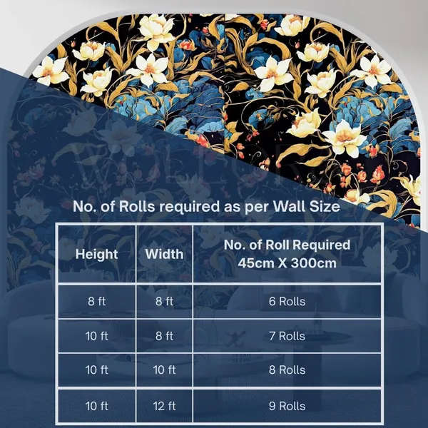 Black_Floral_Print_Wall_Wallpaper_Roll