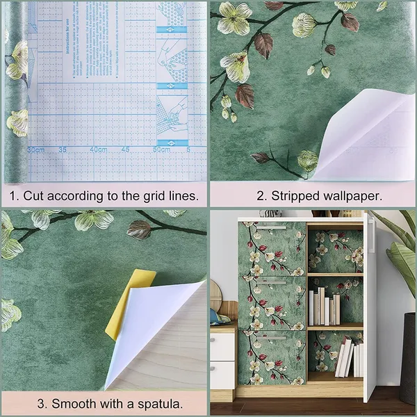 Green_Floral_Botanical_Print_Wallpaper