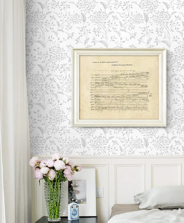 Self_Adhesive_Floral_Pattern_Waterproof_Wallpaper