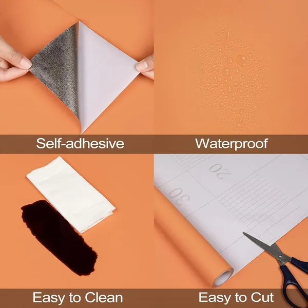 Orange_Self-Adhesive_Waterproof_Wallpaper_Roll
