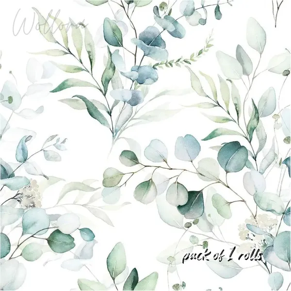 White_Blue_Green_Watercolor_Floral_Wallpaper_Roll