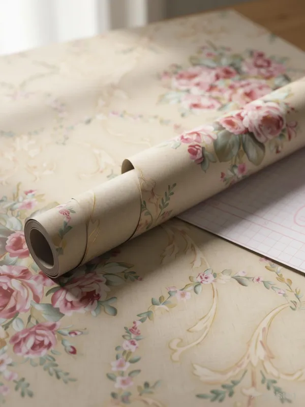 Beige_Floral_Damask_Pattern_Wallpaper_Rolls