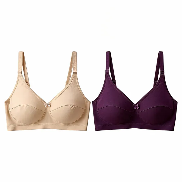 Beige_Purple_Cotton_Full_Coverage_Wirefree_Bra_For_Women_(Pack_of_2)