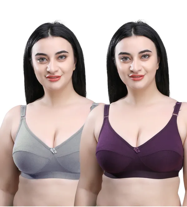 Grey_Purple_Cotton_Full_Coverage_Wireless_Bra_Set_For_Women_(Pack_of_2)