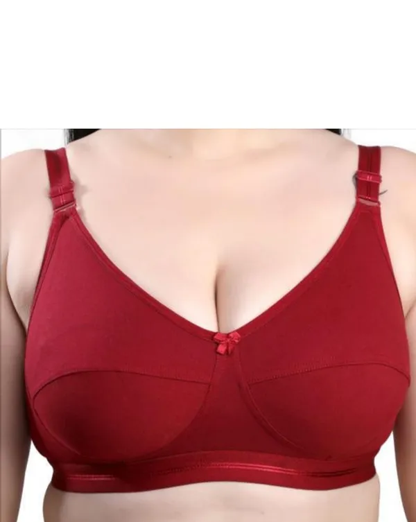 Red_Black_Cotton_Full_Coverage_V_Neck_Bra_Set_For_Women_(Pack_of_2)