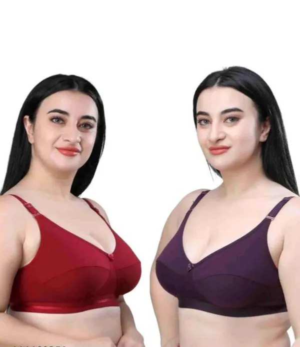 Red_Purple_Cotton_Full_Coverage_Wirefree_Bra_Set_For_Women_(Pack_of_2)