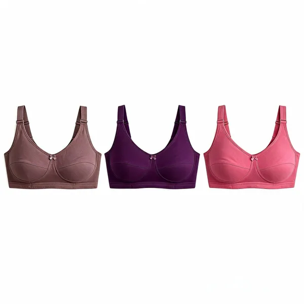 Multicolor_Cotton_Full_Coverage_Wirefree_Bra_Set_For_Women_(Pack_of_3)