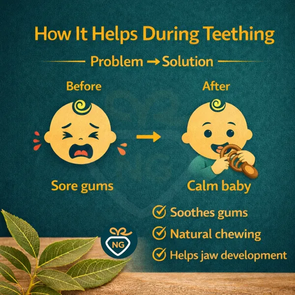 Nivaaro_Natural_Neem_Wood_5_Ring_Rattle_Teether_For_Babies_-_Pack_Of_2