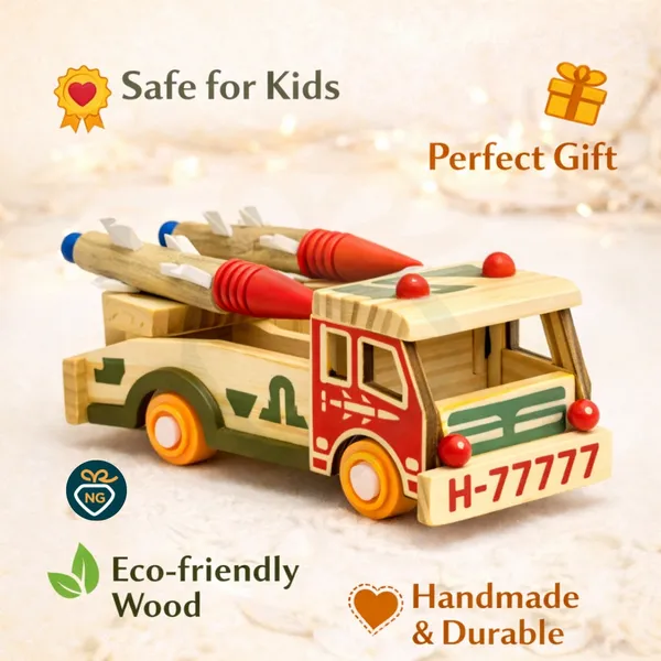 Nivaaro_Multicolor_Wood_Rocket_Launcher_Truck_Toy_For_Kids