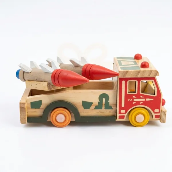 Nivaaro_Multicolor_Wood_Rocket_Launcher_Truck_Toy_For_Kids
