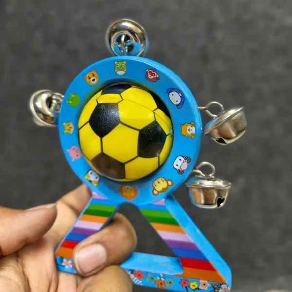 Nivaaro_Wooden_Triangle_Ball_Bell_Rattle_Sensory_Toy_For_Babies