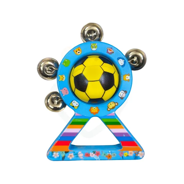 Nivaaro_Wooden_Triangle_Ball_Bell_Rattle_Sensory_Toy_For_Babies