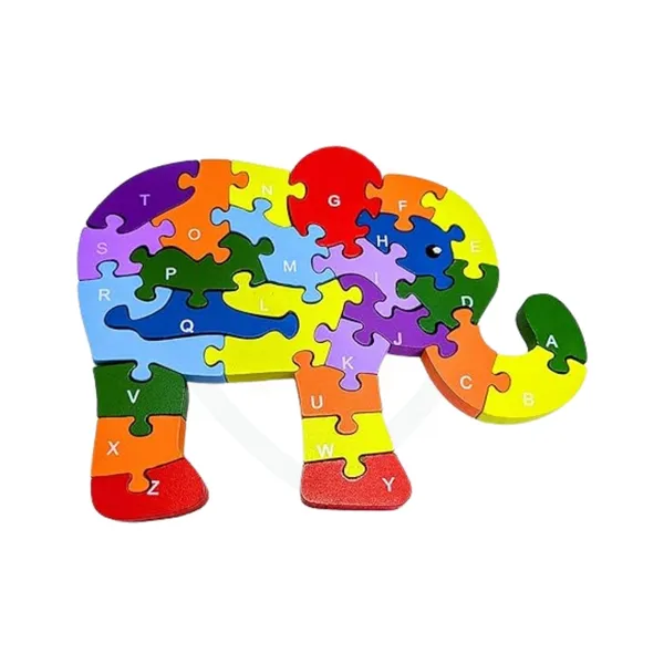 Nivaaro_Multicolor_Wooden_Elephant_Alphabet_Jigsaw_Puzzle_For_Kids