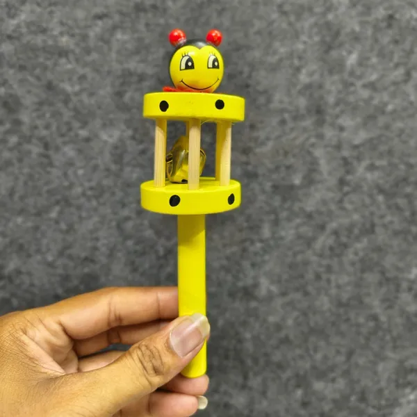 Nivaaro_Yellow_Wooden_Bee_Bell_Rattle_Sensory_Toy_For_Babies_-_Pack_Of_3