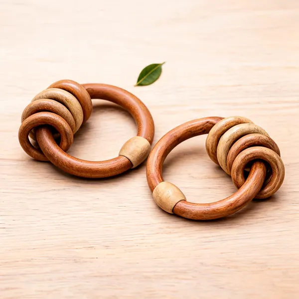 Nivaaro_Natural_Neem_Wood_5_Ring_Rattle_Teether_For_Babies_-_Pack_Of_2