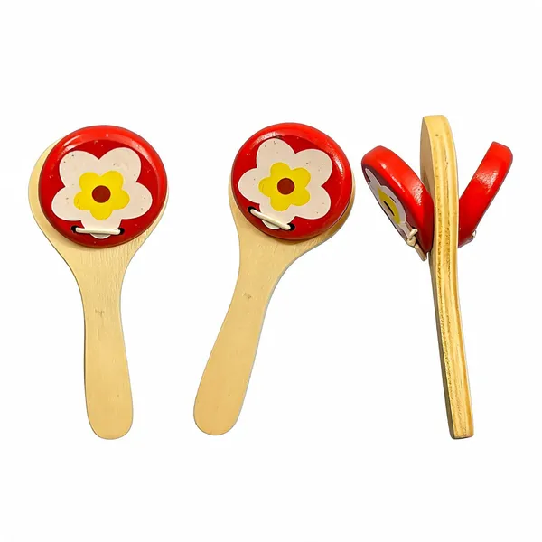 Multicolor_Wood_Flower_Design_Rattle_Teether_Toy_For_Babies_-_Pack_Of_3