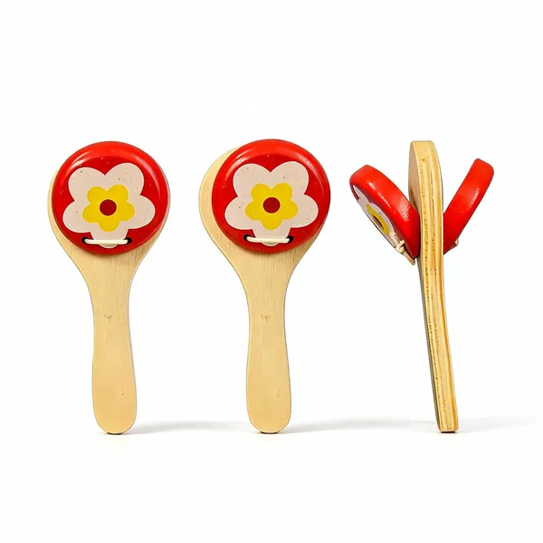 Multicolor_Wood_Flower_Design_Rattle_Teether_Toy_For_Babies_-_Pack_Of_3