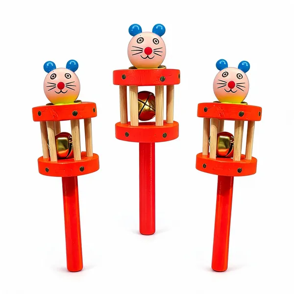Nivaaro_Red_Wooden_Mouse_Bell_Rattle_Sensory_Toy_For_Babies_-_Pack_Of_3