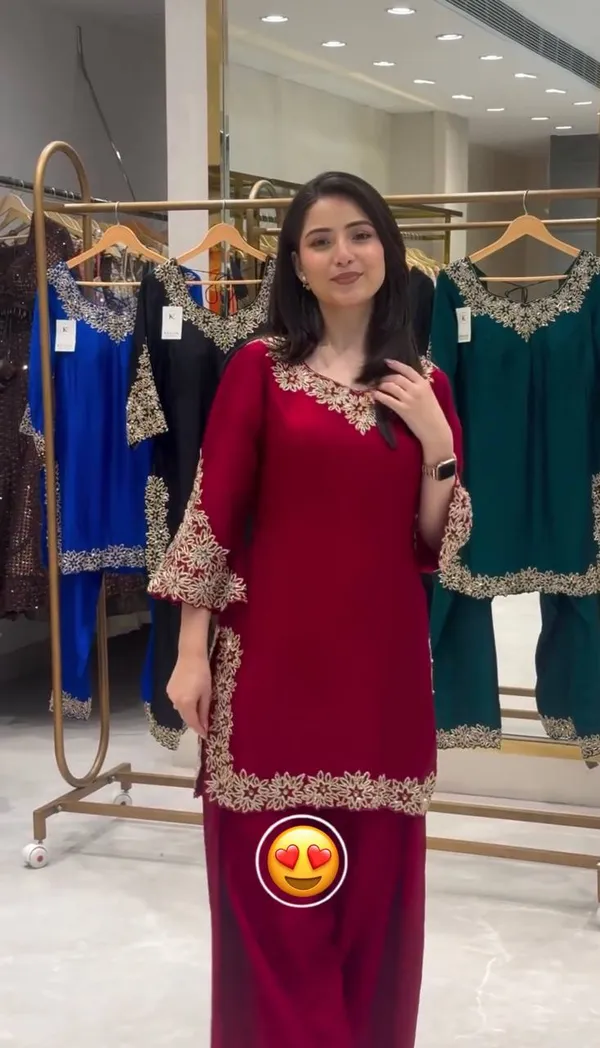 DEKEANSHKA®_Designer_Party_Wear_Heavy_Chinon_Silk_Embroidered_Top_With_Plazo_And_Dupatta_Set