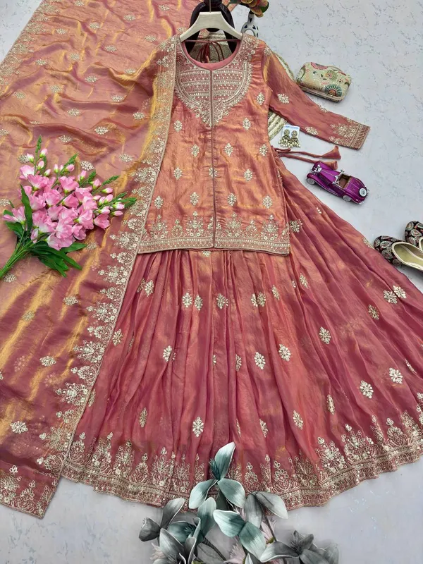 DEKEANSHKA®_Women’s_Designer_Party_Wear_Lehenga_Choli_Set_with_Dupatta_–_Dusty_Rose_Pink