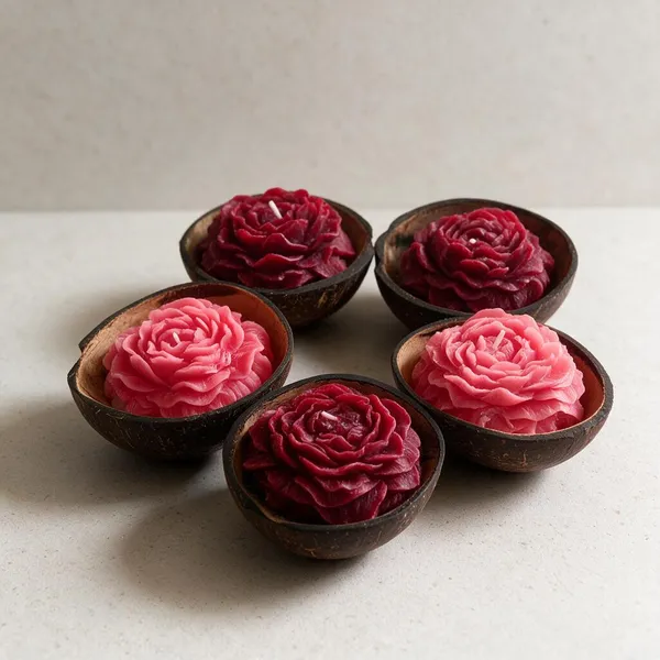 Red_and_Pink_Rose_Coconut_Wax_Decorative_Candle_Set_Pack_Of_5