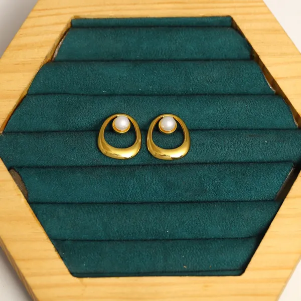 Gold_Alloy_Pearl_Accent_Stud_Earrings_For_Women