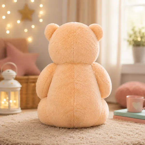 Goldenhub_Toys_Teddy_Bear_60_CM_Standing_Simple_Butter,_Soft_Toys,_Sweet_Expression,_Red_Color_Teddy_Bear_for_Unisex_Kinds,_for_Wedding,_Perfect_for_Snuggles_and_Imaginative_Play