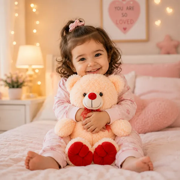 Goldenhub_Toys_Teddy_Bear_60_CM_Standing_Simple_Butter,_Soft_Toys,_Sweet_Expression,_Red_Color_Teddy_Bear_for_Unisex_Kinds,_for_Wedding,_Perfect_for_Snuggles_and_Imaginative_Play