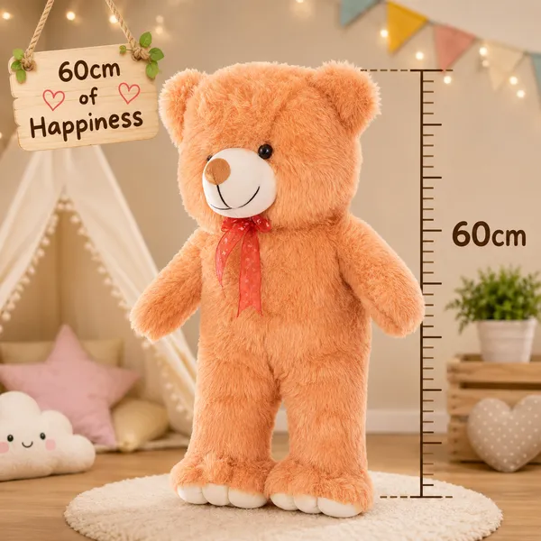 GOLDENHUB_Teddy_Bear_60_CM_Standing_DIFFRENT_Brown_-_60_cm