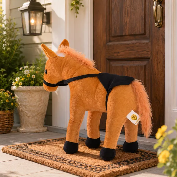 GOLDENHUB_TOYS_Plush_Brown_Horse_Soft_Toy,_40_cm,_for_Children_and_Horse_Lovers