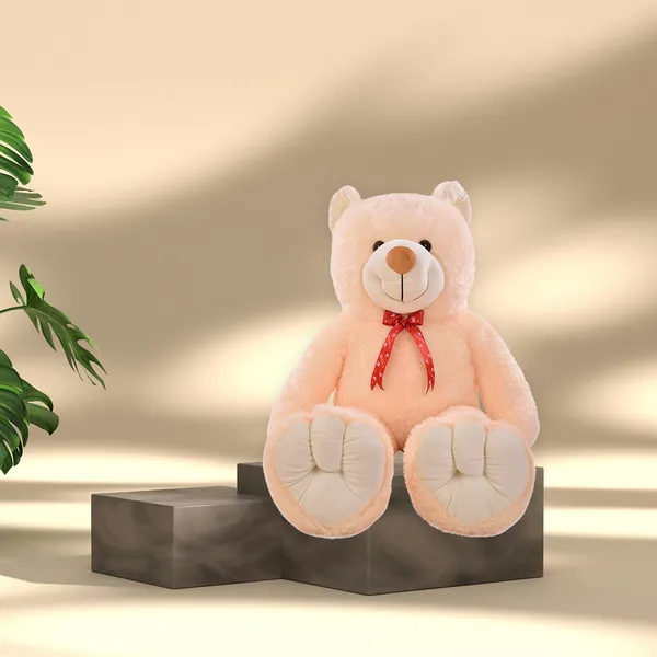 Goldenhub_Premium_Quality_Teddy_Bear_Soft_Plush_Fabric_(Butter,_180_Cm)