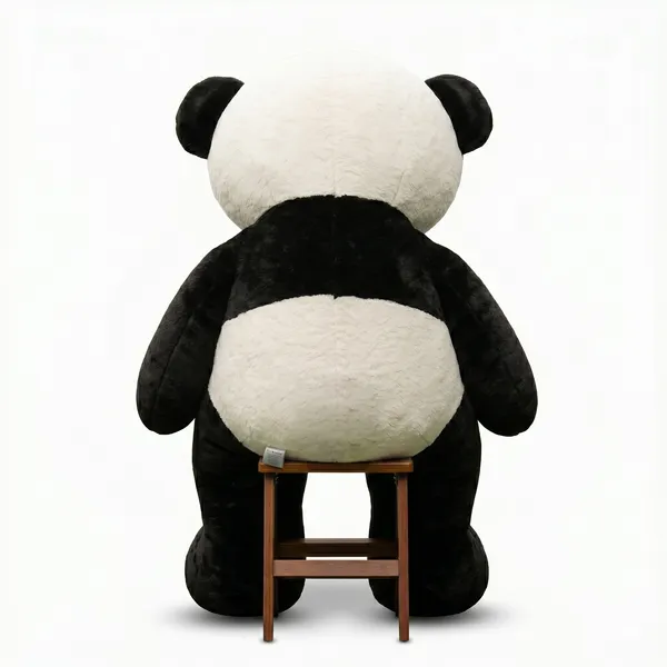 GoldenHub_Panda_Plush_Toy,_Soft_and_Cuddly_for_Kids_White_-_Height_90_cm