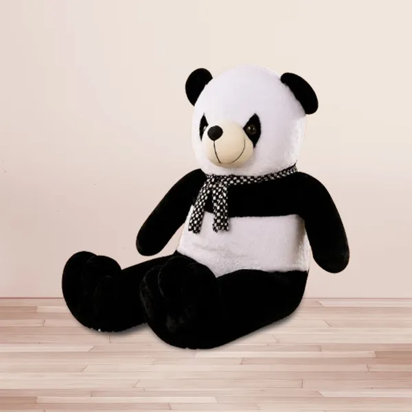 GoldenHub_Panda_Plush_Toy,_Soft_and_Cuddly_for_Kids_White_-_Height_90_cm