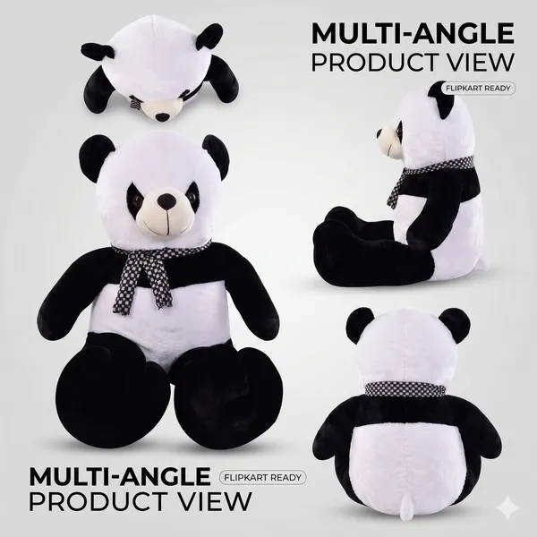 GoldenHub_Panda_Plush_Toy,_Soft_and_Cuddly_for_Kids_White_-_Height_90_cm