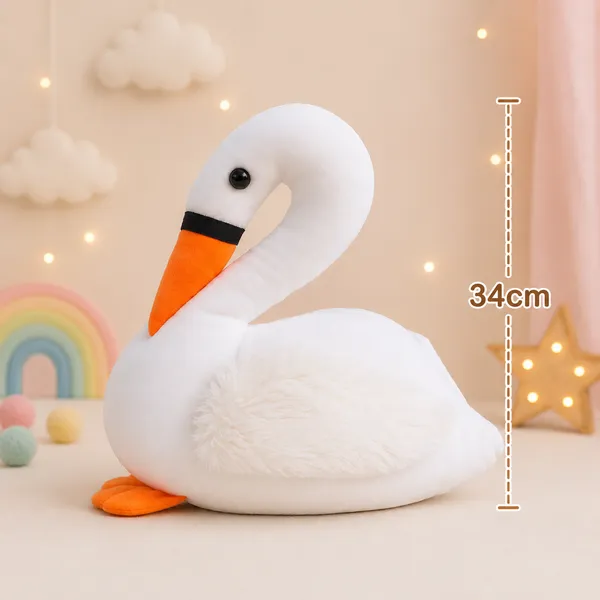 GoldenHub_34_cm_Teddy_Swan