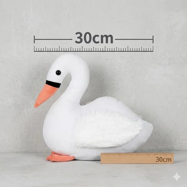 GoldenHub_34_cm_Teddy_Swan